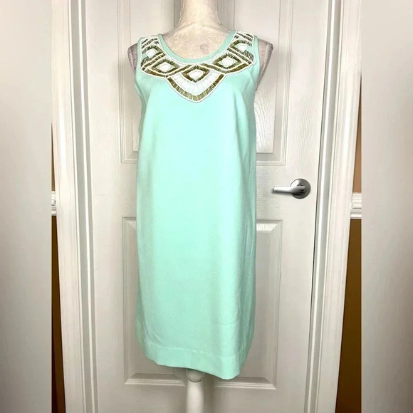 Lilly Pulitzer Sabrina Beaded Shift Dress 👗 Small‎ - Picture 6 of 9